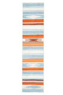 Bright Flatweave Runner Rug - Thumbnail