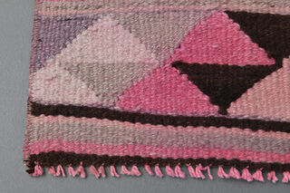 Turkish Vintage Runner Rug - Thumbnail