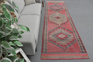 Handwoven Turkish Runner Rug - Thumbnail