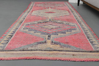 Handwoven Turkish Runner Rug - Thumbnail