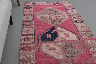 Vintage Handmade Runner Rug - Thumbnail