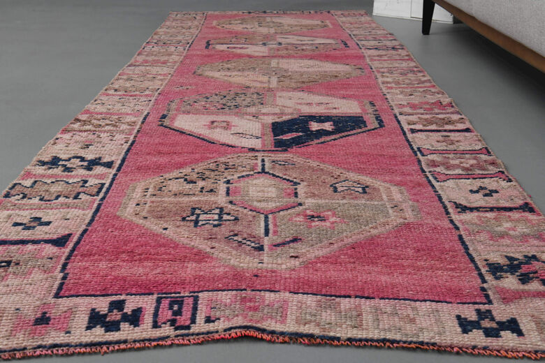 Vintage Handmade Runner Rug