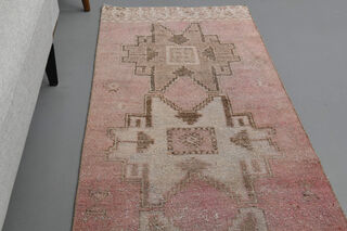 Turkish Vintage Runner Rug - Thumbnail