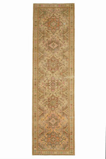 Persian Vintage Runner Rug - Thumbnail