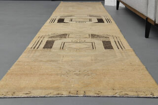 Turkish Vintage Runner Rug - Thumbnail