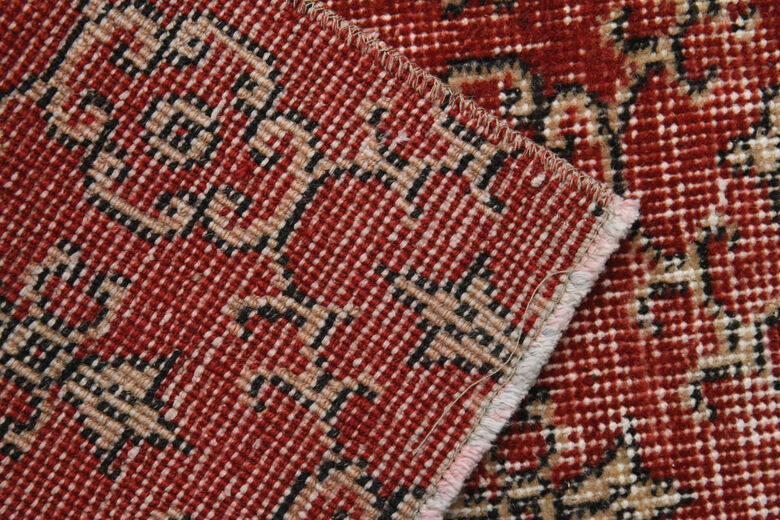 Turkish Vintage Narrow Runner Rug