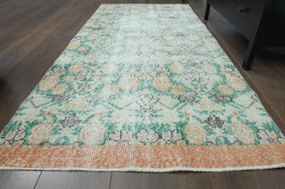 Turkish Vintage Runner Rug - Thumbnail