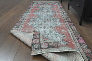 Oriental Vintage Runner Rug - Thumbnail