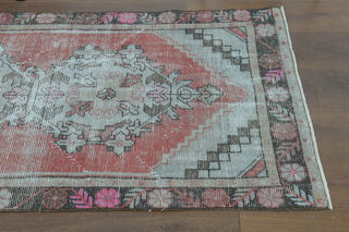 Oriental Vintage Runner Rug - Thumbnail