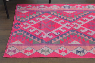 Turkish Vintage Runner Rug - Thumbnail