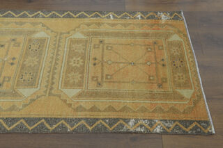 Turkish Vintage Runner Rug - Thumbnail