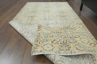 Turkish Vintage Runner Rug - Thumbnail