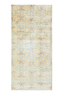 Turkish Vintage Runner Rug - Thumbnail