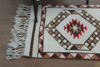 Turkish Handwoven Runner Rug - Thumbnail