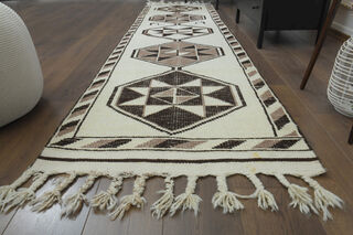 Turkish Vintage Runner Rug - Thumbnail