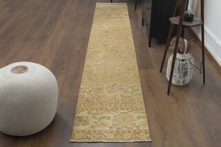 Narrow Brown Runner Rug - Thumbnail