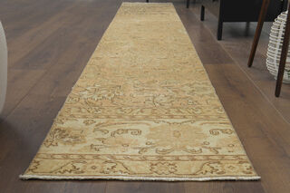 Narrow Brown Runner Rug - Thumbnail