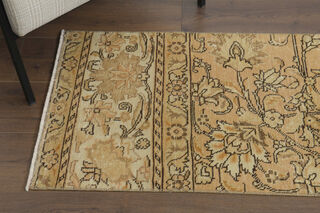 Narrow Brown Runner Rug - Thumbnail