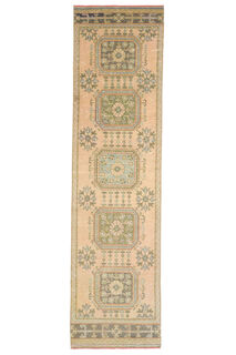 Turkish Vintage Runner Rug - Thumbnail