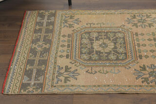 Turkish Vintage Runner Rug - Thumbnail