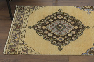 Turkish Vintage Runner Rug - Thumbnail