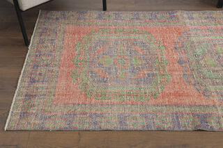 Antique Turkish Runner Rug - Thumbnail