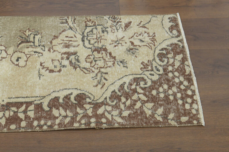 Vintage Oushak Runner Rug