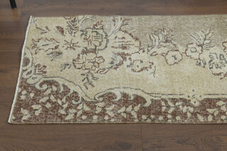 Vintage Oushak Runner Rug - Thumbnail