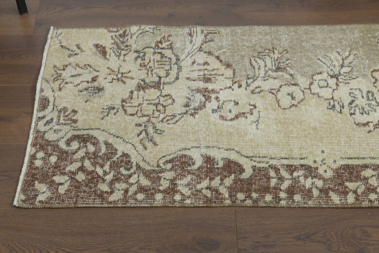 Vintage Oushak Runner Rug