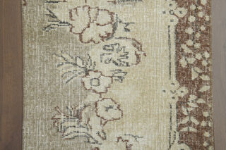 Vintage Oushak Runner Rug - Thumbnail