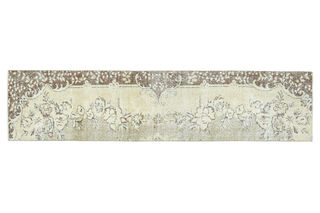 Vintage Oushak Runner Rug - Thumbnail