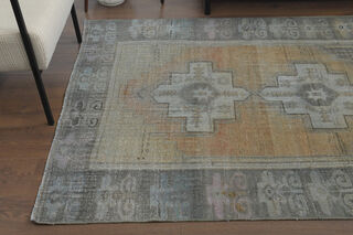 Antique Turkish Wide Runner - Thumbnail