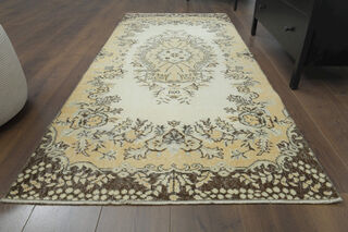 Turkish Vintage Runner Rug - Thumbnail