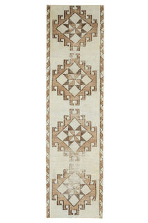 Turkish Vintage Runner Rug - Thumbnail