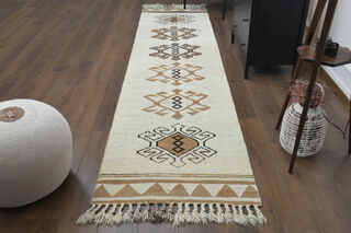 Turkish Vintage Runner Rug - Thumbnail