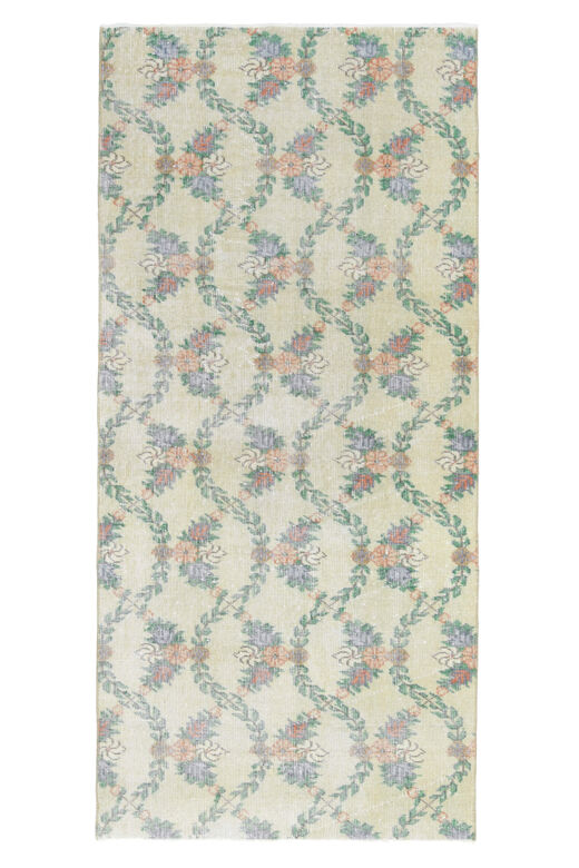 Wool Anatolian Retro Runner Rug