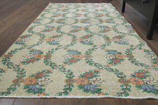Wool Anatolian Retro Runner Rug - Thumbnail