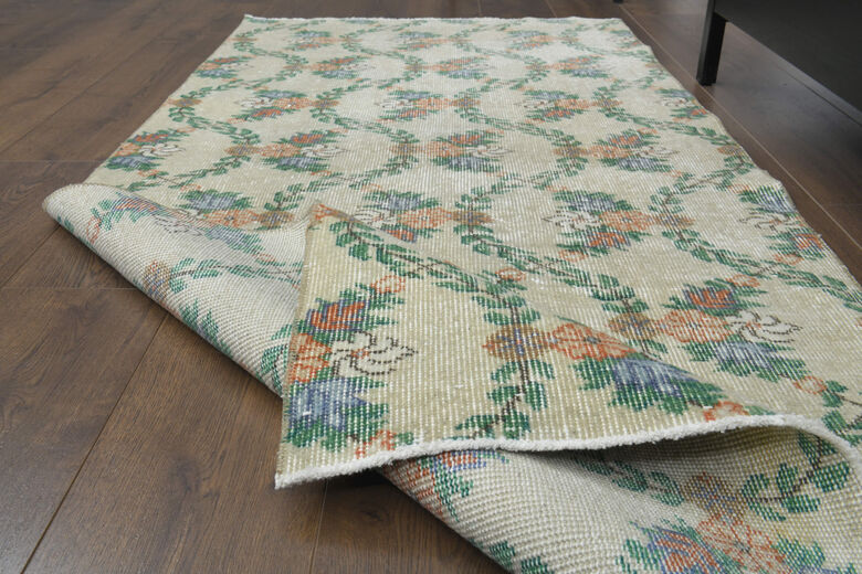 Wool Anatolian Retro Runner Rug