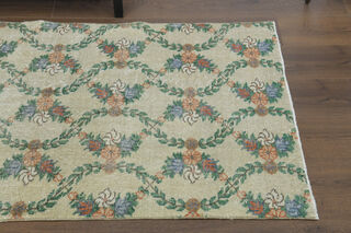 Wool Anatolian Retro Runner Rug - Thumbnail
