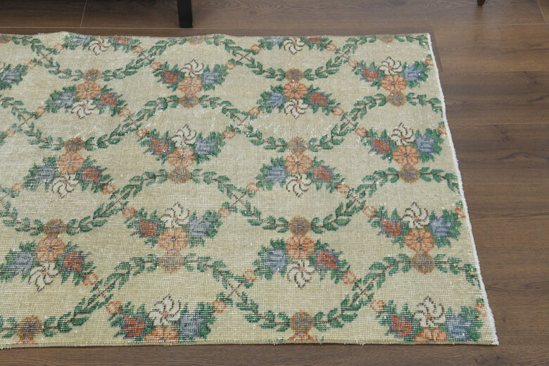 Wool Anatolian Retro Runner Rug