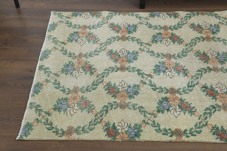 Wool Anatolian Retro Runner Rug