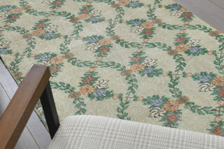Wool Anatolian Retro Runner Rug - Thumbnail