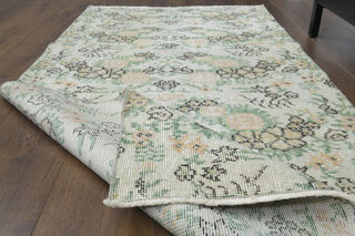 Beige Vintage Runner Rug - Thumbnail