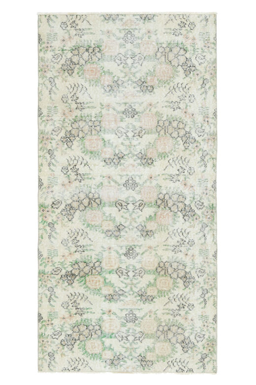 Beige Vintage Runner Rug