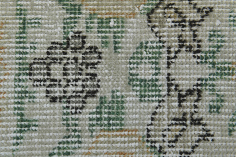 Beige Vintage Anatolian Runner Rug