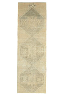 Turkish Vintage Runner Rug - Thumbnail