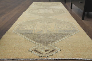 Turkish Vintage Runner Rug - Thumbnail