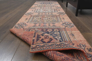 Turkish Vintage Runner Rug - Thumbnail