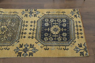 Turkish Vintage Runner Rug - Thumbnail