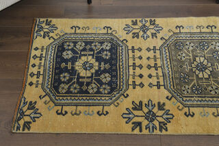 Turkish Vintage Runner Rug - Thumbnail